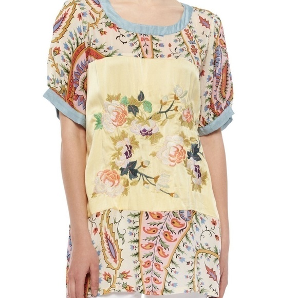 Johnny Was heavily embroidered Mystic tunic NWT - Picture 9 of 14
